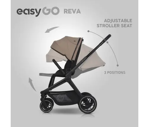 EasyGo Reva Golden Beige Детская коляска 2in1