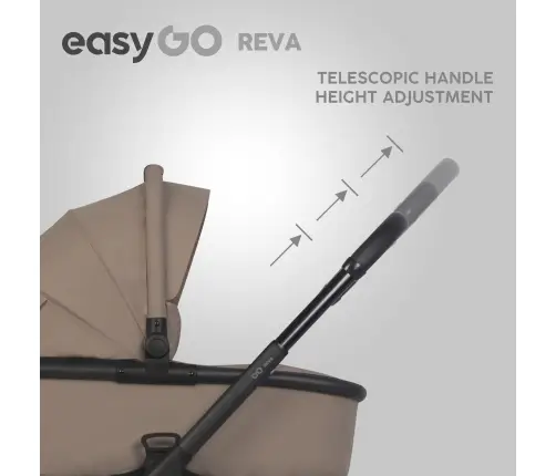 EasyGo Reva Golden Beige Детская коляска 2in1