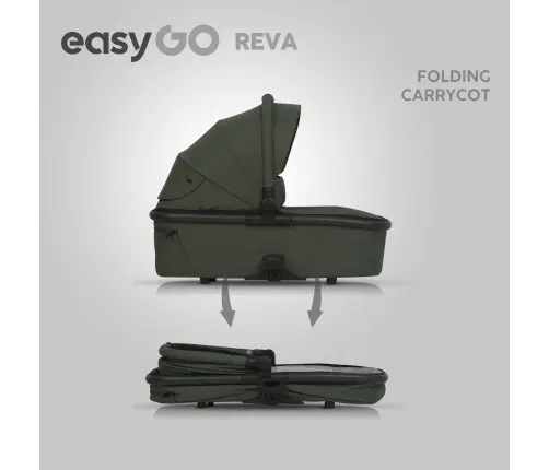EasyGo Reva Jungle Green Bērnu rati 2in1