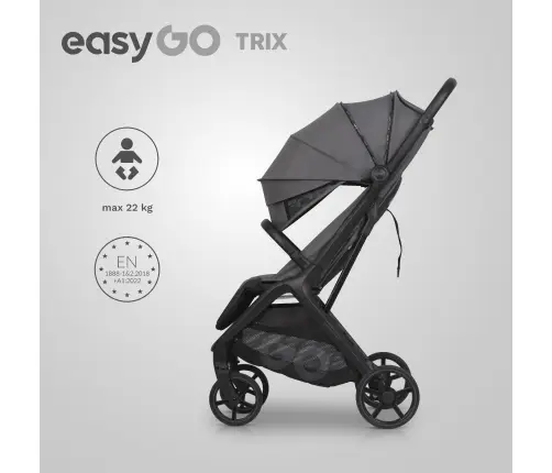 EasyGo Trix Cloudy Gray Pastaigu rati