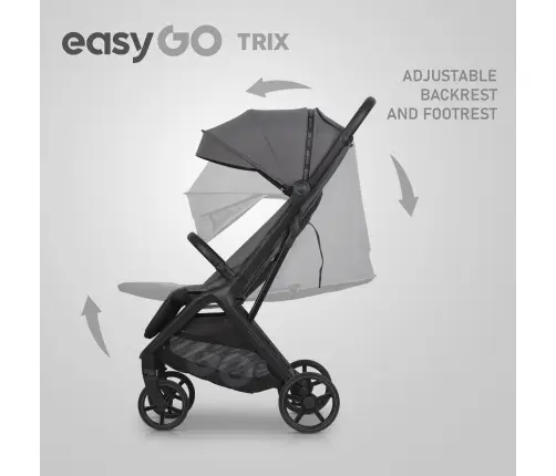 EasyGo Trix Cloudy Gray Pastaigu rati
