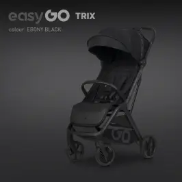 EasyGo Trix Ebony Black Pastaigu rati