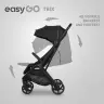 EasyGo Trix Ebony Black Pastaigu rati