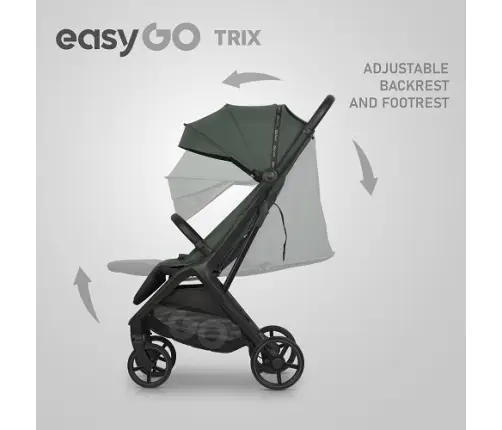 EasyGo Trix Sage Green Stroller