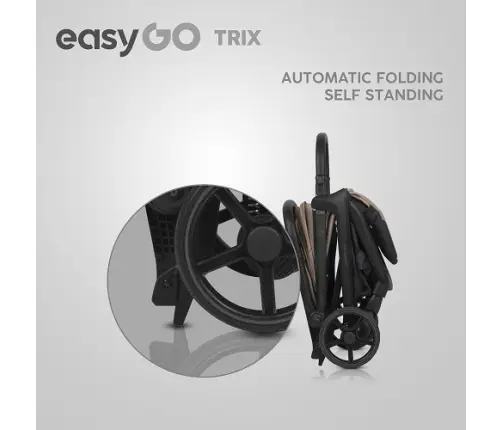 EasyGo Trix Savana Beige Pastaigu rati