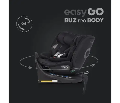 Zestaw fotelików samochodowych 2w1 EasyGo Buz Xtd Pro i Buz Pro Body Ink
