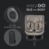 Zestaw fotelików samochodowych 2w1 EasyGo Buz Xtd Pro i Buz Pro Body Taupe