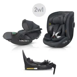 zestaw fotelików samochodowych 2w1 easygo buz xtd pro i buz pro body granito