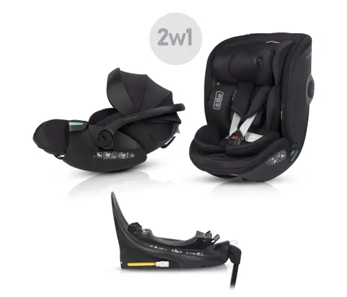 Zestaw fotelików samochodowych 2w1 EasyGo Buz Xtd Pro i Buz Pro Body Ink