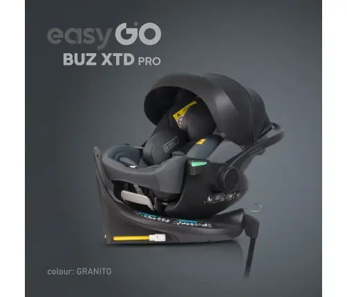 Fotelik samochodowy EasyGo Buz Xtd Pro Granito