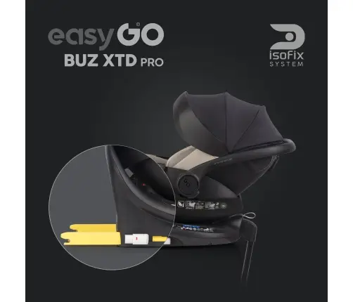 Fotelik samochodowy EasyGo Buz Xtd Pro Taupe