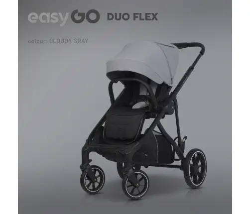 EasyGo Duoflex Cloudy Gray Stroller