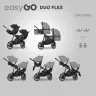 EasyGo Duoflex Cloudy Gray Stroller