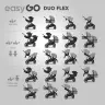 EasyGo Duoflex Cloudy Gray Stroller