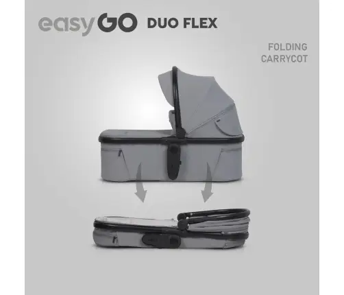 EasyGo Duoflex Cloudy Gray Stroller