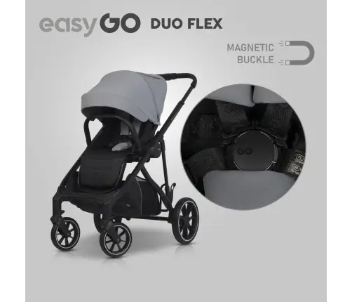 EasyGo Duoflex Cloudy Gray Stroller