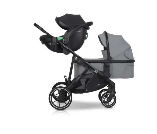 EasyGo Duoflex Cloudy Gray Stroller