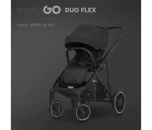 EasyGo Duoflex Ebony Black Pastaigu rati