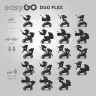 EasyGo Duoflex Ebony Black Pastaigu rati