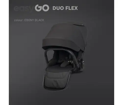 EasyGo Duoflex Ebony Black Pastaigu rati