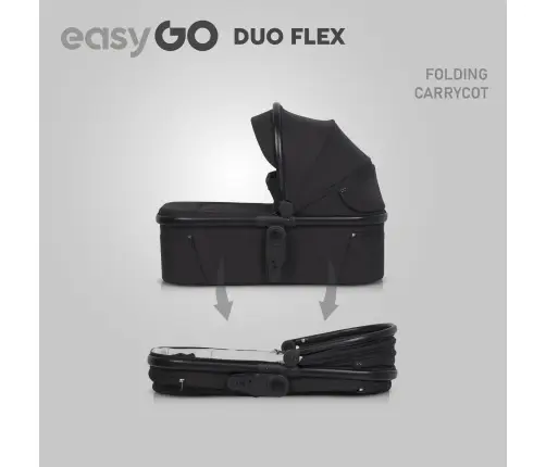 EasyGo Duoflex Ebony Black Pastaigu rati