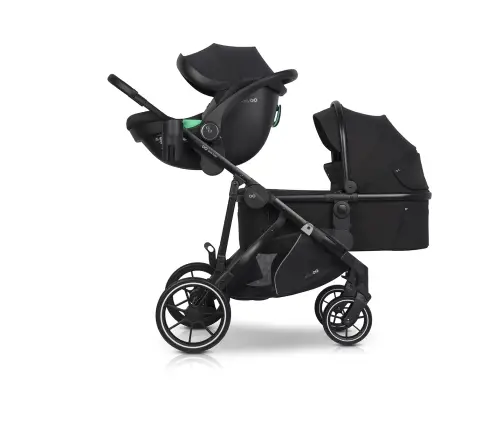 EasyGo Duoflex Ebony Black Pastaigu rati