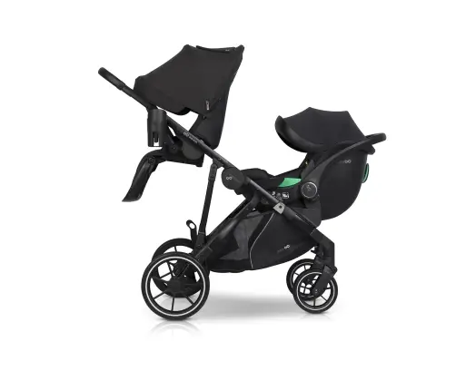 EasyGo Duoflex Ebony Black Pastaigu rati