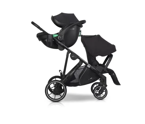 EasyGo Duoflex Ebony Black Pastaigu rati