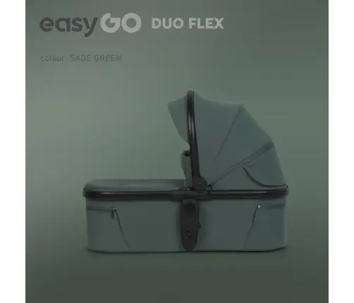 Wózek dziecięcy EasyGo Duoflex Sage Green 1 siedzisko 1 gondola