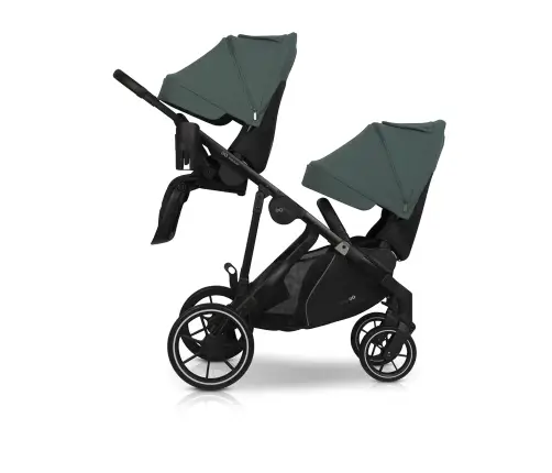 Wózek dziecięcy EasyGo Duoflex Sage Green 2 siedziska 1 gondola