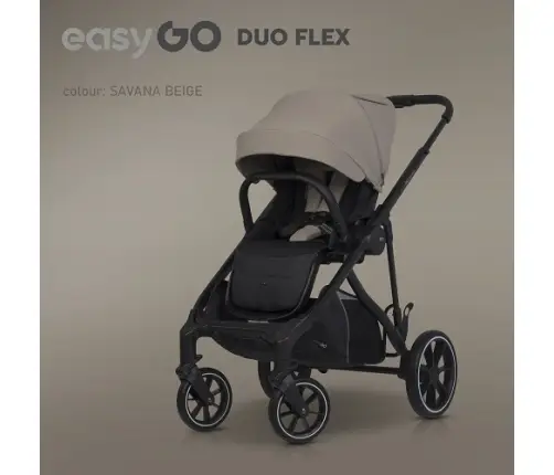 EasyGo Duoflex Savana Beige Pastaigu rati