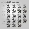 EasyGo Duoflex Savana Beige Pastaigu rati