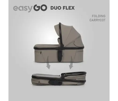 EasyGo Duoflex Savana Beige Pastaigu rati