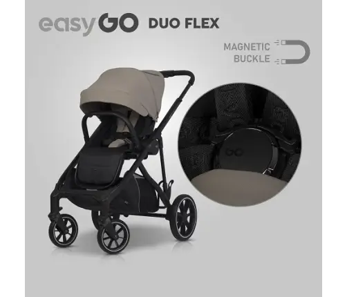 EasyGo Duoflex Savana Beige Pastaigu rati