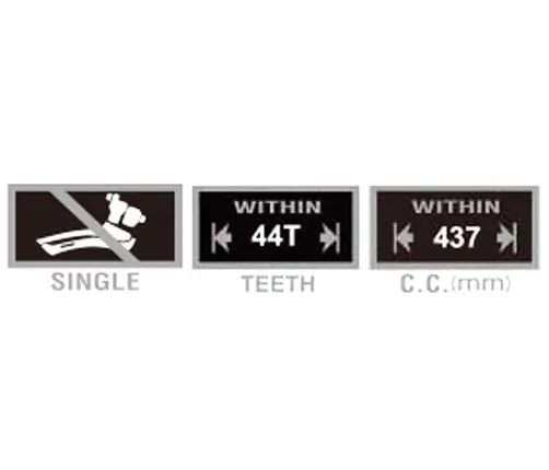 Apsauga priekinei žvaigždei ir grandinei Sunnywheel SW-CG-133A