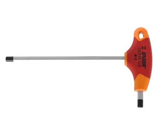 Ключ шестигранный с Т-образной рукояткой, с закруглённым жалом Unior Unior 193HX-US