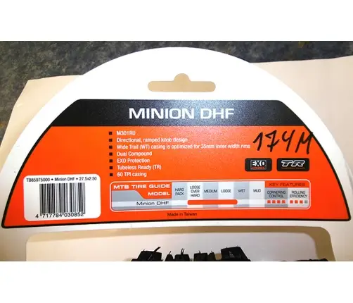 Bicycle tyre Maxxis 27.5 x 2.50 WT Minion DHF TR