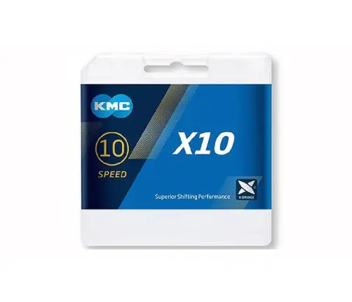 Ķēde KMC X10 Silver Black