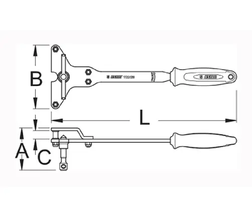 Universal freewheel remover Unior Unior 1722/2BI-US