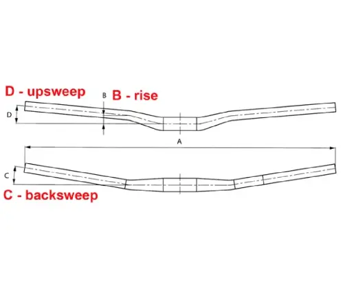 Handlebar Promax HB-3018DB