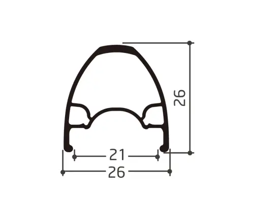 Velg 28" Shining DB-T260