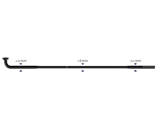 Spieķi Sapim Race J-Bend 2-1.8-2 x 256 mm