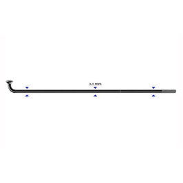 Spoke Sapim Leader J-Bend 2 x 268 mm