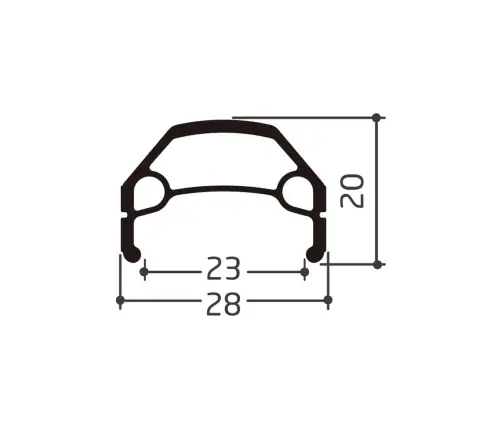 Rim Shining 28" MT-66