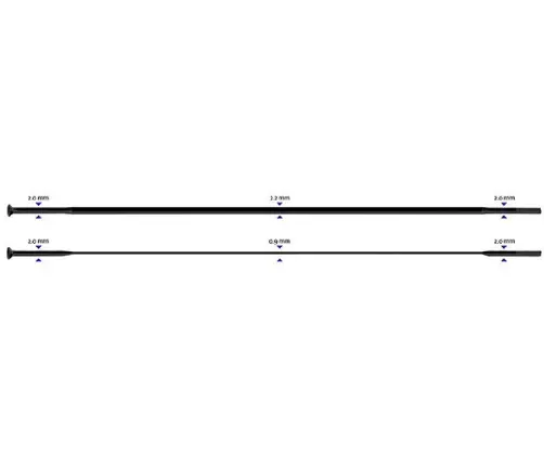 Spoke Sapim CX-Ray Straight 2-2.3-0.9-2.0 x 286 mm