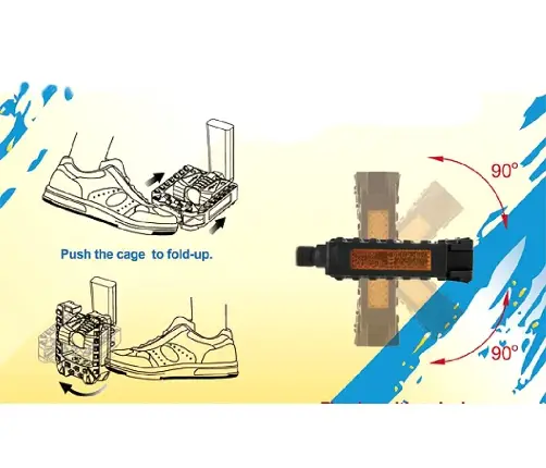 Педали складные Wellgo F178DU