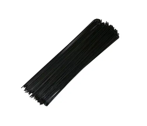 Kodarad Pillar 2 x 292 mm Stainless Steel Black