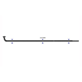 Spoke Sapim Leader J-Bend 2 x 296 mm