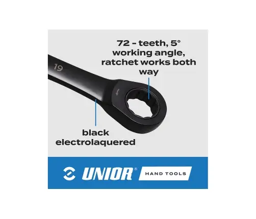 Sprūdrata kombinēto uzgriežņu atslēgu komplekts Unior Unior 160/6CT