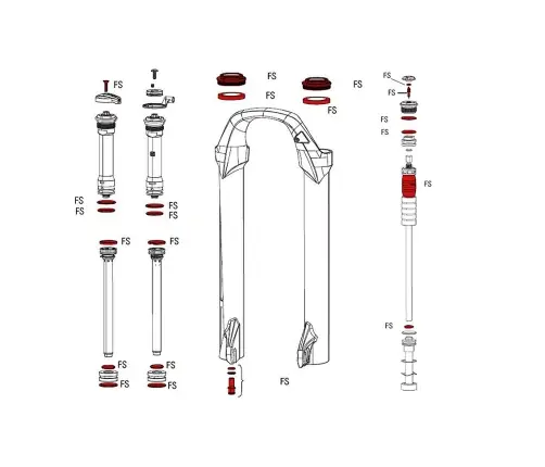 Kahvli paranduskomplekt RockShox Full